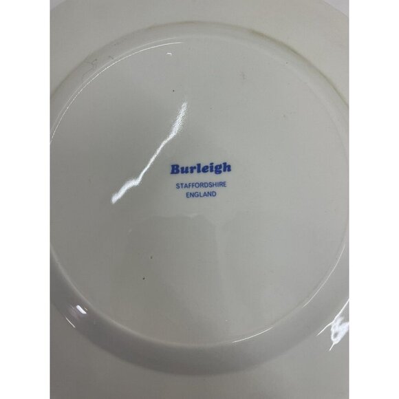 Burleigh Staffordshire Blue Boy Side Plate England Vintage China Ceramic - Picture 5 of 5